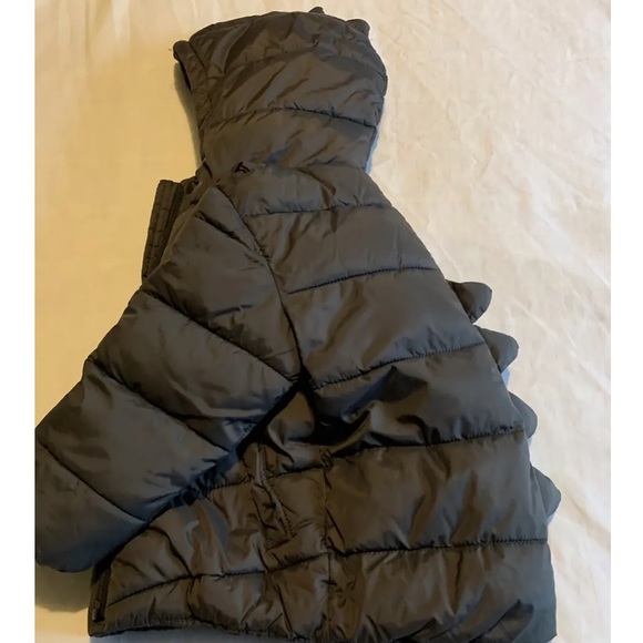 Zara Baby Toddler Dinosaur Puffer Jacket Coat Zip Up 2/3 - Picture 6 of 8